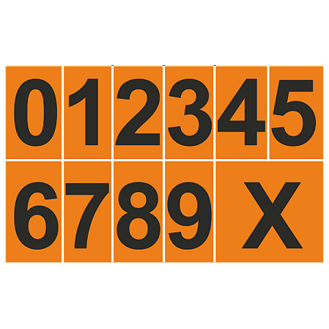 Цифра для наборной таблички (1 шт.)