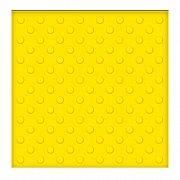 Тактильная плитка ПВХ с шахматным конусообразным рифом (500 мм) [тротуарная]