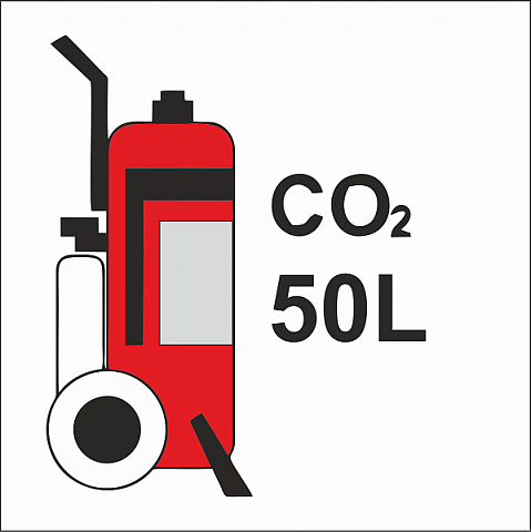 6.202 Переносной огнетушитель для двуокиси углерода